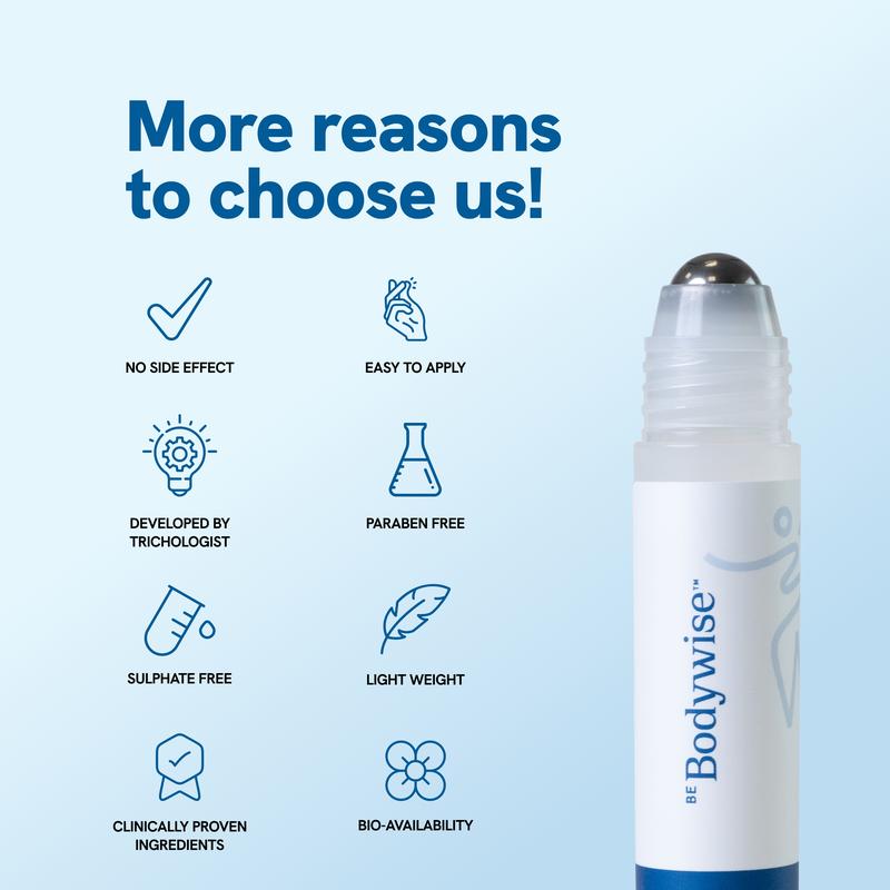 Be Bodywise™ Hair Growth Roll-On Serum